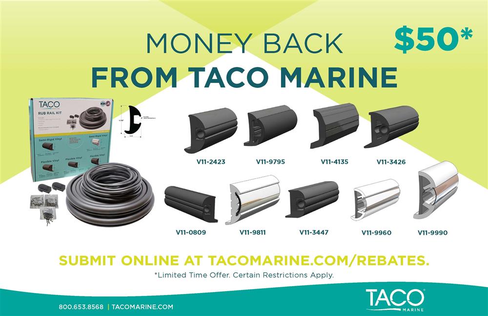 taco marine rub rail rebate